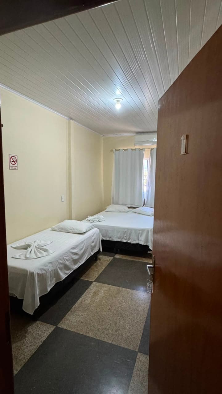 Quarto de casal padrão do Hotel APM1
